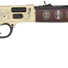 Henry Eagle Scout Centennial H006GES lever-action rifle .44 Mag/.44 Spl 20-inch octagon blued barrel engraved brass receiver