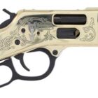 Henry Eagle Scout Centennial H006GES lever-action rifle .44 Mag/.44 Spl 20-inch octagon blued barrel engraved brass receiver
