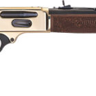 Henry Side Gate Lever Action Rifle .360 Buckhammer 20-inch blued barrel walnut stock brass receiver