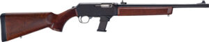 Henry Homesteader H027-H9G 9mm carbine with blued threaded barrel and American walnut stock