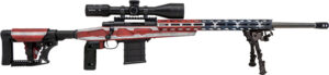 Howa M1500 .308 Win 24 inch Mini Chassis rifle USA Flag Cerakote with scope