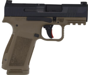 Canik Mete MC9L 9mm pistol black slide flat dark earth frame 3.18 inch barrel