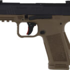 Canik Mete MC9L 9mm pistol black slide flat dark earth frame 3.18 inch barrel