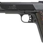 Iver Johnson Eagle XL Ported .45 ACP 6-inch matte blued 1911 pistol with wood grips