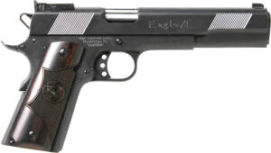 Iver Johnson Eagle XL 10mm 6 inch 8-round 1911 pistol matte blued with walnut grips