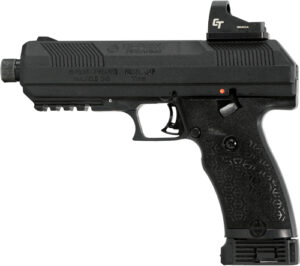 Hi-Point JXP 10mm pistol 5.2in threaded barrel with Crimson Trace red dot and hard case