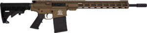 Great Lakes GLFA AR-10 .308 Win 18 in rifle bronze Cerakote front-right view
