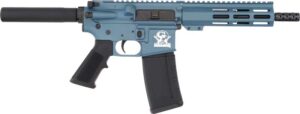 Great Lakes GL15223PBLU 223 Wylde 7.5in AR pistol blue titanium finish