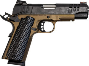 Great Lakes GL1911-45CSSBRZ 1911 .45 ACP 4.25 inch black slide bronze frame