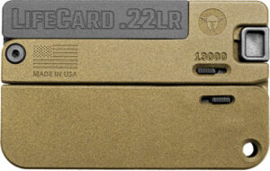 Trailblazer LifeCard LC1-P-BB .22LR polymer single-shot pistol burnt bronze