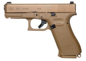 Glock 19X Gen5 9mm Coyote FDE PX1950703 with 4.02 inch GMB and Glock Night Sights