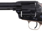Cimarron Pistoleer .45 Long Colt 5.5" blued revolver with wood grips and nickel backstrap