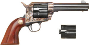 Cimarron Model P dual-cylinder revolver .45 LC/.45 ACP 4.75-inch blued barrel walnut grip