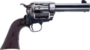 Cimarron El Malo 2 revolver 4.75 inch octagon barrel case colored frame checkered walnut grips