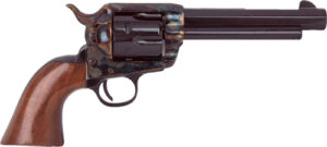 Cimarron El Malo revolver 5.5-inch octagon blued barrel, case-colored frame, walnut grip