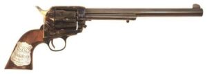 Cimarron Wyatt Earp 10-inch .45 Long Colt single-action revolver with walnut grips and case-colored frame
