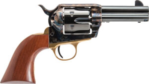 Cimarron Pistolero 9mm 3.5-inch barrel case colored frame walnut grips