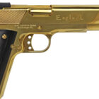 Iver Johnson Eagle XL 10mm 6-inch barrel 24K gold black wood grips