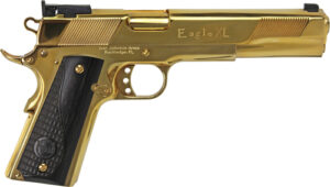 Iver Johnson Eagle XL 10mm 6-inch barrel 24K gold black wood grips