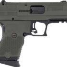 Hi Point YC9 9mm pistol in olive drab green with 3.93 inch threaded barrel