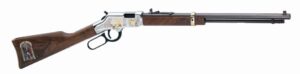 Henry Golden Boy Freemasons Tribute Edition .22 S/L/LR engraved nickel receiver walnut stock