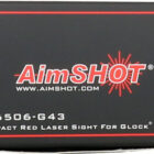 AimShot KT6506G43 trigger-mounted red laser for Glock 43 in matte finish