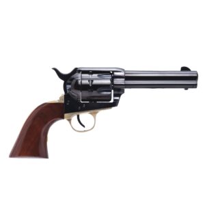 Cimarron Pistolero PPP22LR .22 LR 4.75 inch blued revolver with walnut grip