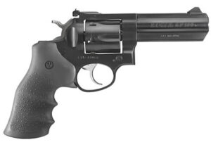 Ruger GP100 .357 Mag 4.2in blued revolver with black Hogue Monogrip