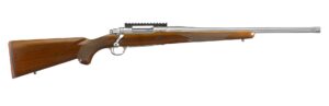Ruger Hawkeye Hunter 6.5 Creedmoor 22-inch stainless threaded barrel walnut stock rifle