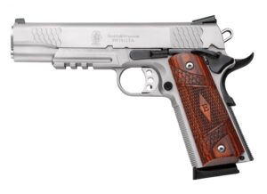 Smith & Wesson SW1911TA E-Series .45 ACP 5-inch satin stainless pistol