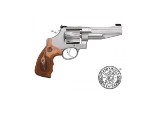 Smith & Wesson Performance Center Model 627 .357 Magnum 5 inch stainless revolver with wood grip