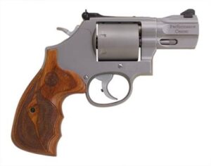 Smith & Wesson Performance Center Model 686 2.5-inch stainless revolver with wood grips