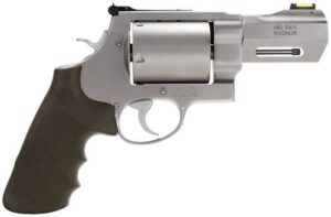 Smith & Wesson Performance Center 460XVR stainless 3.5 inch revolver with Hi‑Viz green front sight