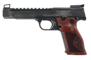 Smith & Wesson Model 41 Performance Center 5.5in .22 LR blued, wood target grips