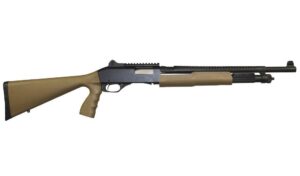 Savage Stevens 320 Tactical 20 GA 18.5in pump shotgun Black/Flat Dark Earth