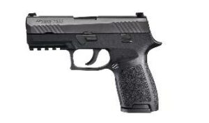 Sig Sauer P320 Compact 9mm 3.9in Nitron Black with SIGLITE sights and manual safety