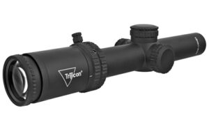 Trijicon Credo 1-4x24mm scope, 30mm tube, illuminated red MRAD reticle, matte black