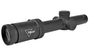 Trijicon Credo 1-6x24 30mm rifle scope with illuminated green BDC segmented circle reticle