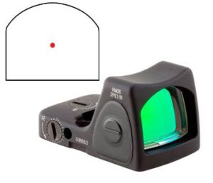 Trijicon RMR Type 2 RM06 3.25 MOA red dot sight matte black