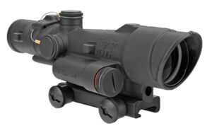 Trijicon ACOG 3.5x35 LED riflescope with green chevron reticle and TA51 mount