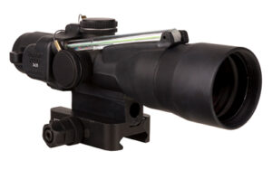 Trijicon ACOG 3x30 Green Chevron .223 illuminated scope with Q-LOC mount