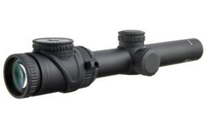 Trijicon AccuPoint 1-6x24 scope, 30mm tube, green MOA-dot reticle, matte black