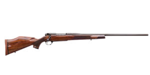 Weatherby Mark V Deluxe .338-378 Wby Mag 26 in blued threaded barrel Monte Carlo gloss walnut stock