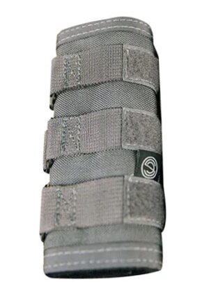 SilencerCo 6-inch High Temp suppressor cover in gray nylon, heat resistant