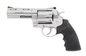 Colt Anaconda .44 Magnum 4.25-inch stainless revolver with Hogue rubber grip