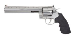 Colt Anaconda .44 Magnum 8-inch stainless revolver with Hogue rubber grips