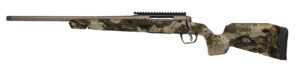 Savage AXIS 2 PRO left-hand .243 Winchester 20" rifle in Gun Metal Bronze Cerakote with Western camo stock