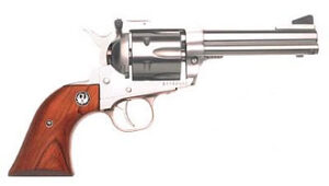 Ruger Blackhawk 0309 stainless 4.62 inch barrel hardwood grip 6-round revolver