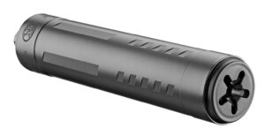 FN Catch 22 Ti rimfire suppressor, black, 5.25 inch, 1/2-28 thread