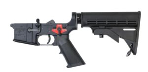 Bushmaster BFSIII built lower receiver, 7075 forged XM15-E2S, BFI M4 stock, black
